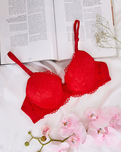 Royalfashion Csipkével díszített női melltartó