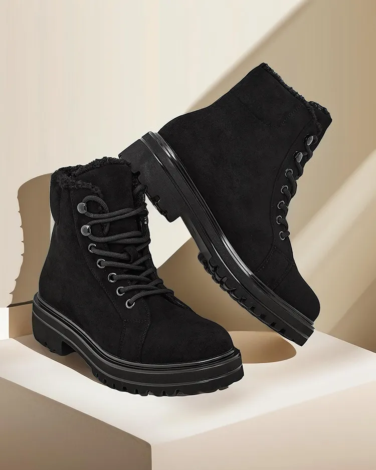 Royalfashion Női fűzős bokacsizma Vesot