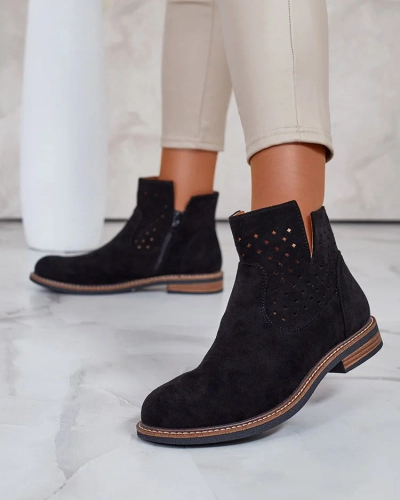 Royalfashion Világosbarna női Rito csizma