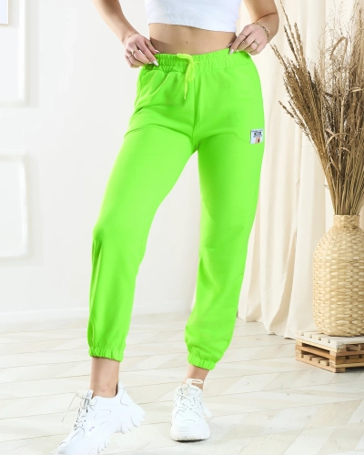 Női neonzöld melegítőnadrág - Ruházat