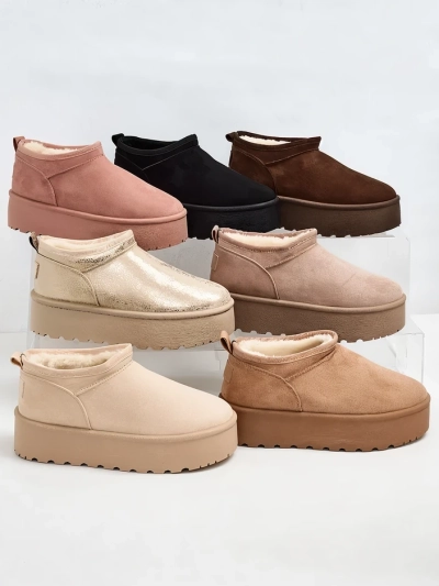 Royalfashion Női rövid csizma a'la hócsizma Ozozi