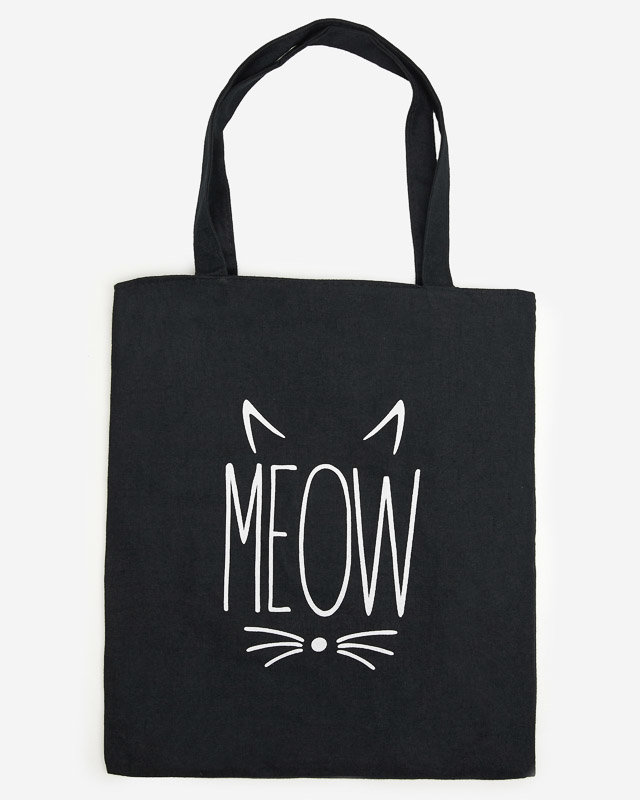 Fekete szövettáska felirattal - Kiegészítők