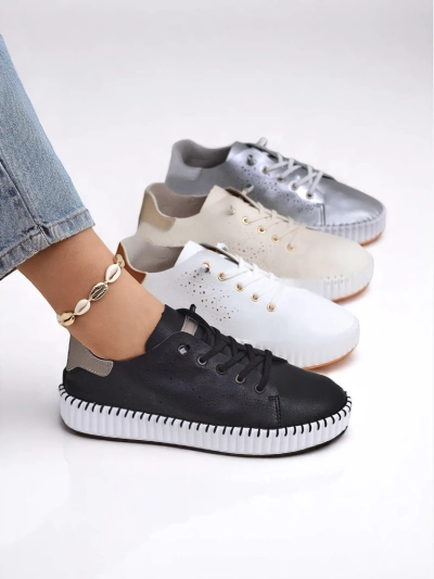 Royalfashion Női áttört mintás Luna Lace sneakerek