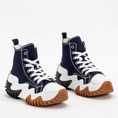 Női sötétkék sportcipő a'la tornacipő Vei - Lábbeli