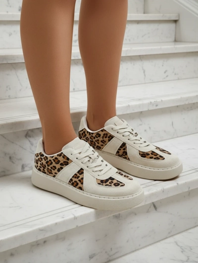 Royalfashion Női sportcipők leopárdmintával Big Cat
