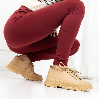 OUTLET Bézs színű női sportcipő Isidu - Lábbeli