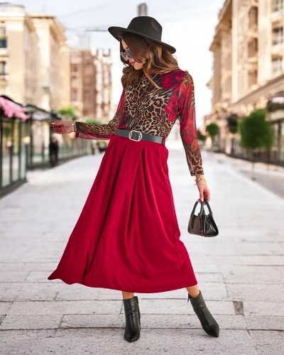 Royalfashion Női midi szoknya