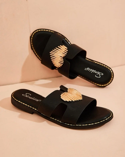 Royalfashion Női Olis lapos talpú flip-flop