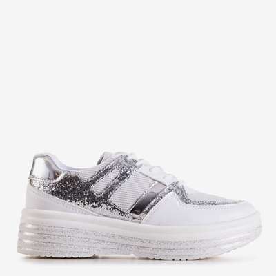 Fehér női Poppaea platform sportcipő - cipő