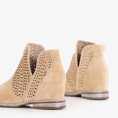 Barna csizma beltéri ékön a'la cowboy csizma Besiks- Cipő