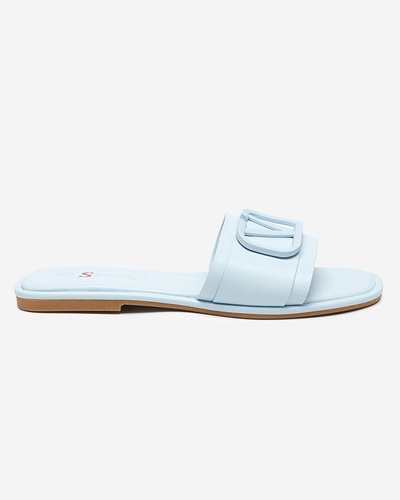 OUTLET Kék női papucs eco bőrrel Cartec - Lábbeli