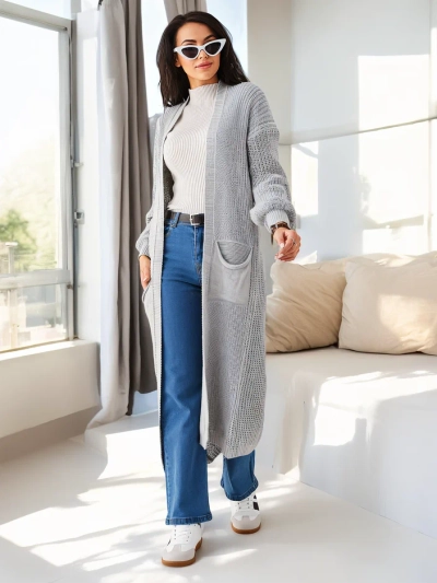 Royalfashion Akril kötött női kardigán