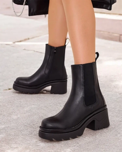 Royalfashion Női platform csizma Fixib