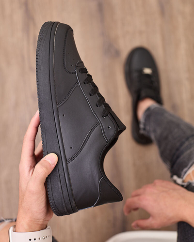 Royalfashion Sports férfi tornacipő fekete színben Suprus