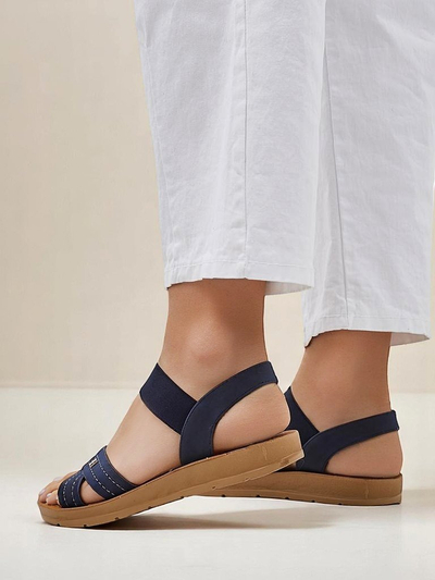 Royalfashion női elasztikus szandál Zerefis