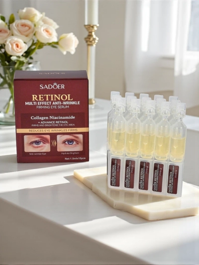 Sadoer Retinol Aurelia szem alatti szérum – fiatalító kollagén niacinamiddal 20ml