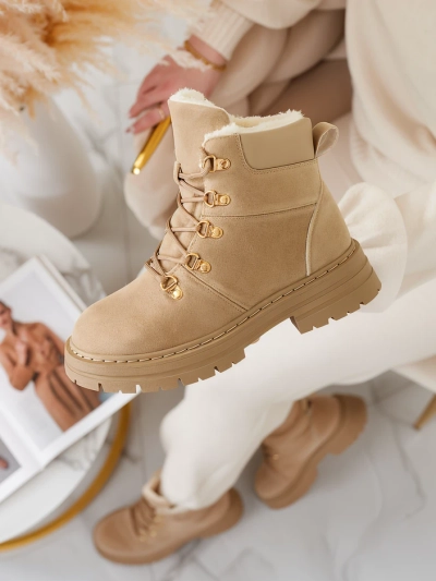 Royalfashion Világosbarna női papucs Develier