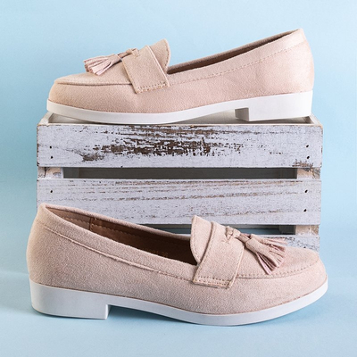 Atrugiel porított női mokaszin bojtokkal - Lábbeli