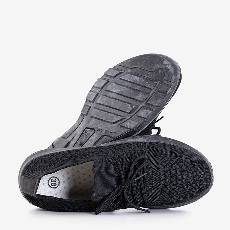 Savina fekete női sportcipő - Lábbeli