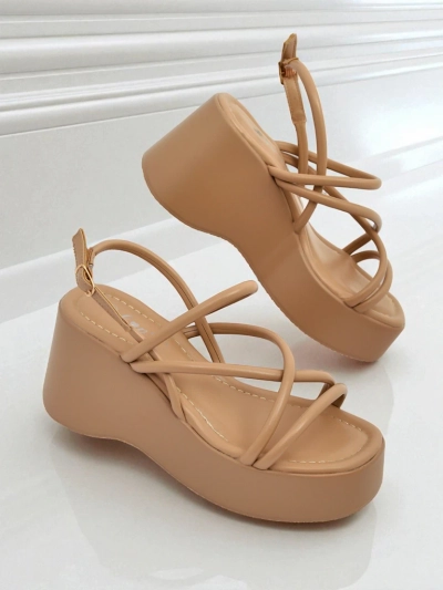 Royalfashion Női éktalpas szandál Skyline Straps