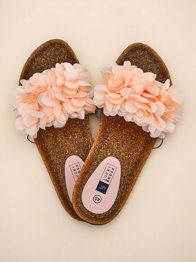 Royalfashion női papucs virágokkal Flora Soft