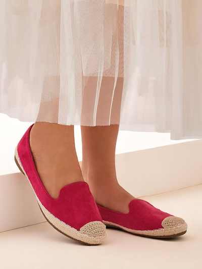 Royalfashion Női espadrillék öko velúrból, Bombei