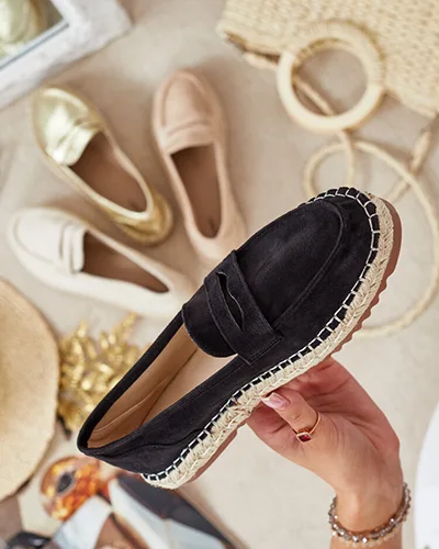 Royalfashion Női eko velúr mokaszin Monum