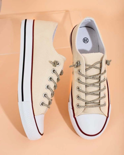 Royalfashion Női tornacipő díszes fűzővel Timi