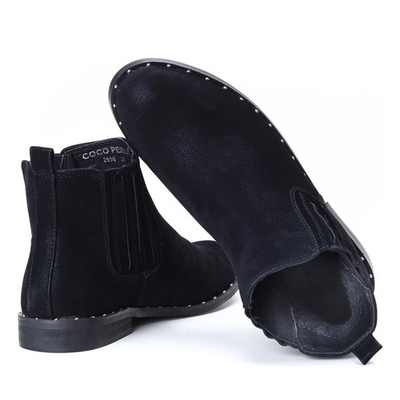 Klasyczne sztyblety w kolorze czarnym Audria- Obuwie