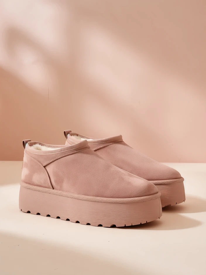 Royalfashion Női rövid csizma a'la hócsizma Ozozi