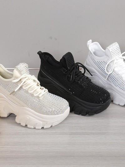 Royalfashion Női sportcipők strasszkövekkel Blysco