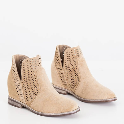 Barna csizma beltéri ékön a'la cowboy csizma Besiks- Cipő