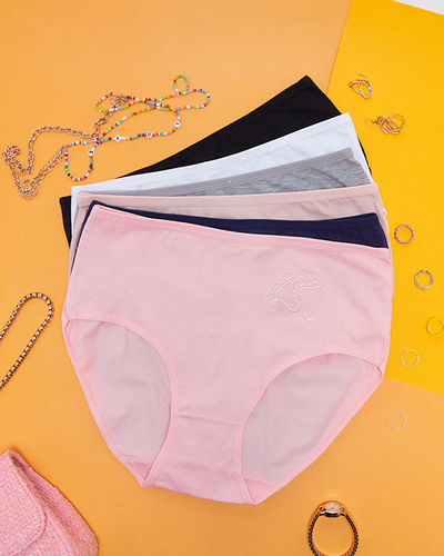 Női pamut bugyi szett 6 / csomag - Fehérnemű