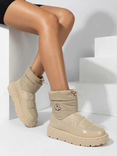 Royalfashion Női csúszós hócsizma világosbarna színben Ireda