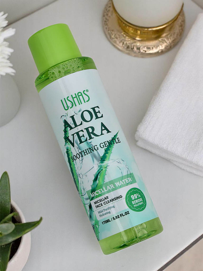 Nyugtató és hidratáló micellás víz sminklemosáshoz aloe verával