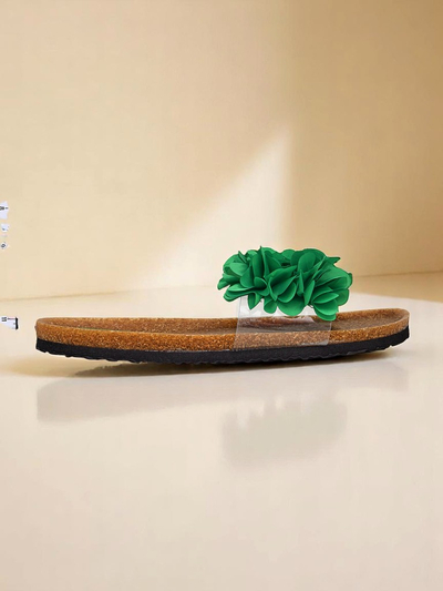 Royalfashion női papucs virágokkal Flora Soft