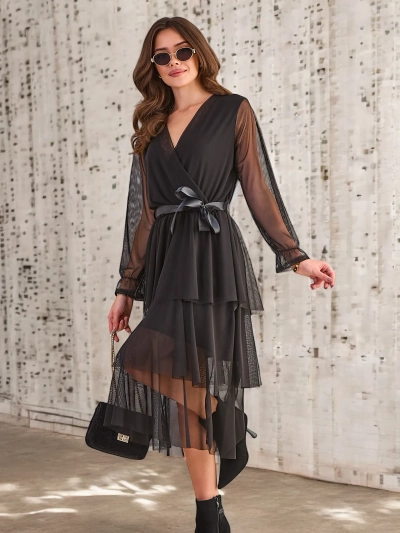 Royalfashion Női hosszú frills ruha