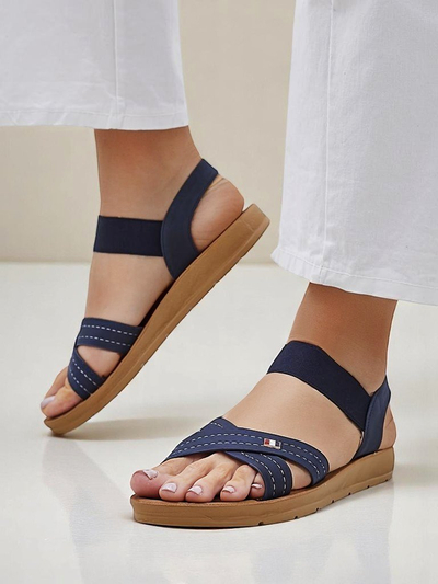 Royalfashion női elasztikus szandál Zerefis