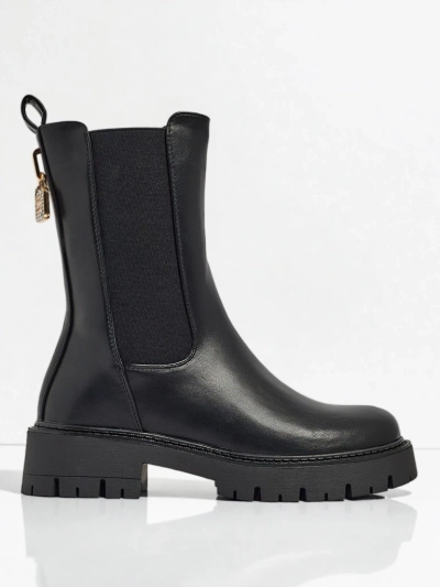 Magasított Varinell női öko bőr bokacsizma