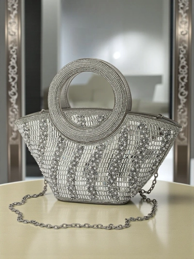 Kis női kézitáska cirkónia kövekkel Sparkle Queen