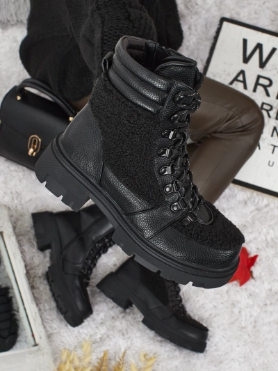 Női Ardella worker bakancsok szőrmével