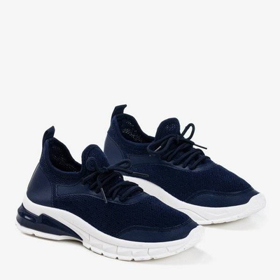 Granatowe sportowe buty damskie Baymela - Obuwie