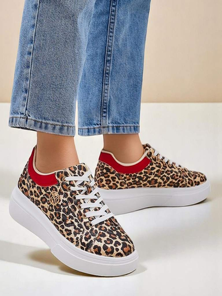 Royalfashion Női perforált sportcipők Leopess