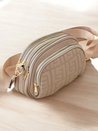 Royalfashion Kis félkör alakú női táska öko-bőrből