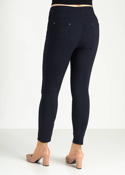 Női sötétkék PLUS SIZE treggings - Ruházat