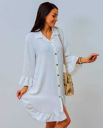 Royalfashion Női oversize ruha rojtokkal