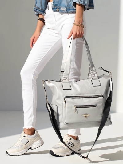 Royalfashion női táska öko-bőrből, elülső zsebbel