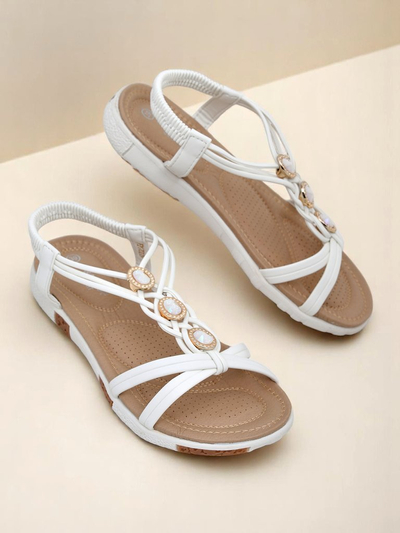 Royalfashion díszített női szandálok Menmi