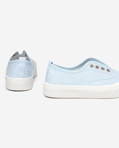 OUTLET Kék női tornacipő vastagabb talppal Askol- Cipők