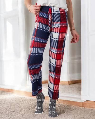Royalfashion Pamut Karácsonyi női nadrág kockás pizsamából